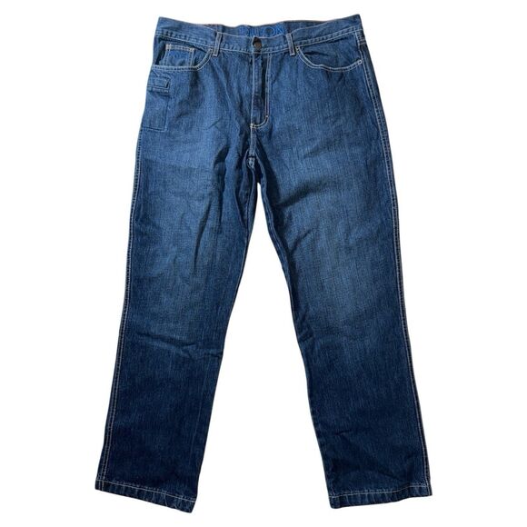 Kimes Ranch Men's Bootcut Jeans - Dark Blue - Picture 1 of 12